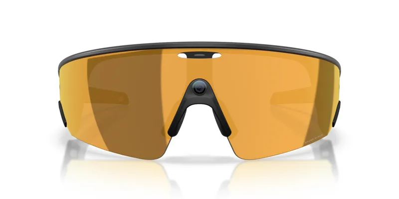 Oakley Meta Vanguard AI Glasses Black Frame with Prizm 24K Lens-1
