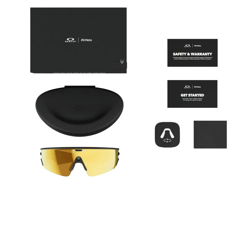 Oakley Meta Vanguard AI Glasses Black Frame with Prizm 24K Lens-6
