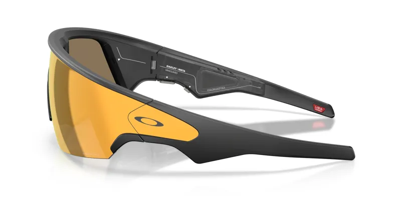 Oakley Meta Vanguard AI Glasses Black Frame with Prizm 24K Lens-2