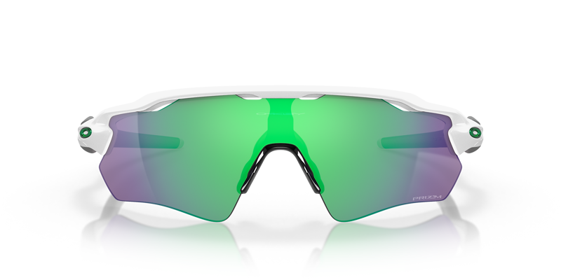 Oakley Radar EV Path Sunglasses in Polished White with Prizm Jade Lens-1