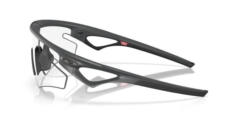 Oakley Sphaera Slash in Carbon w/Clear to Black Iridium Photochromic-3