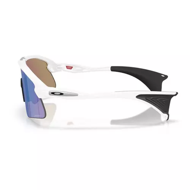 Oakley Stunt Devil in Matte White with Prizm Sapphire Lens-2