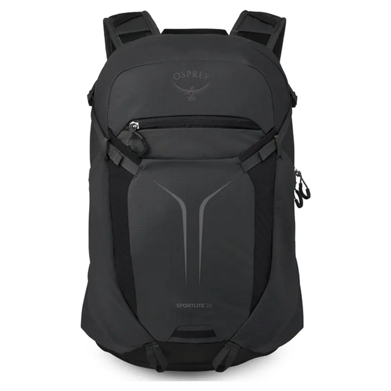Osprey Sportlite 20 Hiking Backpack in Raven Black-2