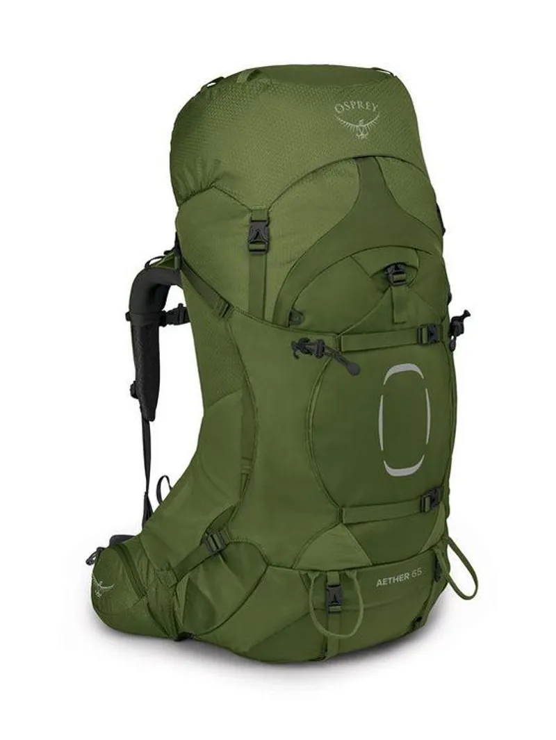 Osprey Aether 65 in Garlic Mustard Green