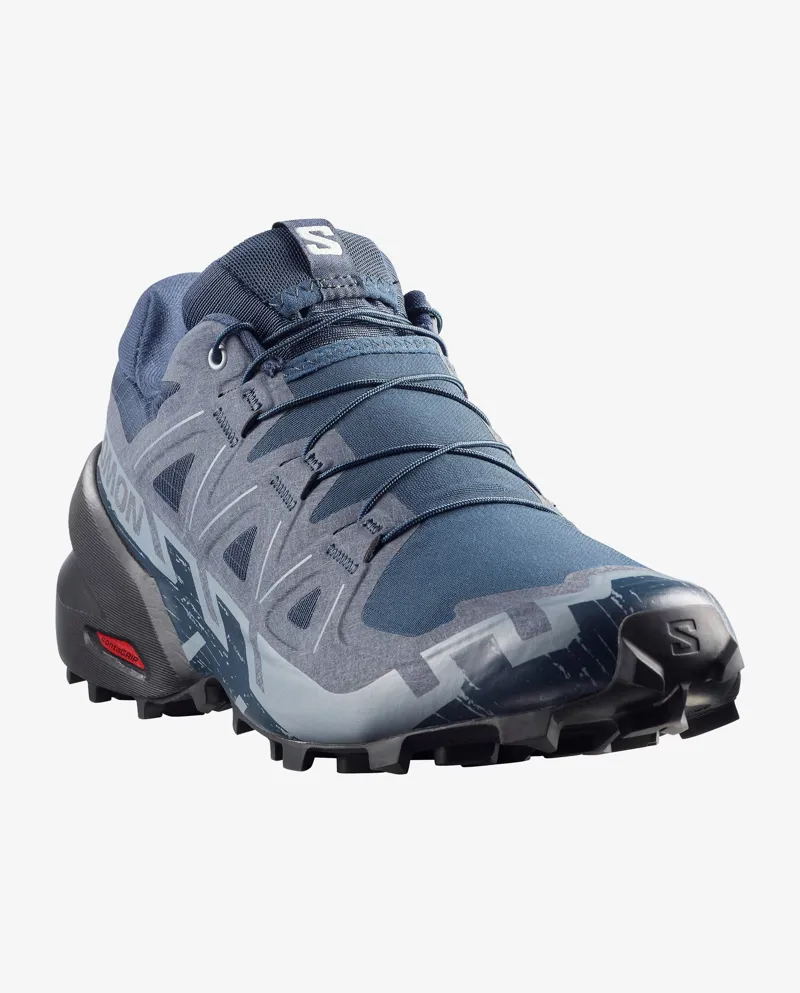 Salomon Women's Speedcross 6 in Spellbound/Black/Tradewinds-2