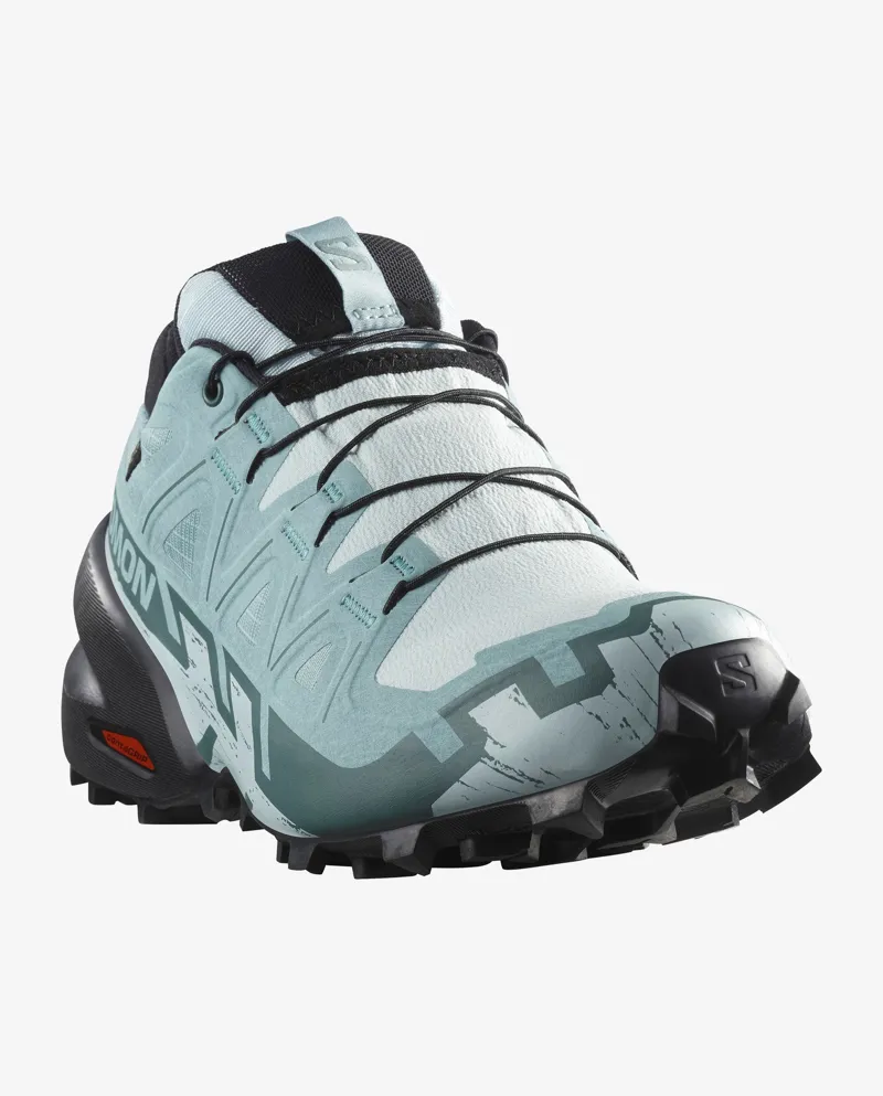 Salomon Women's Speedcross 6 GTX in Ballad Blue/Black/Tourmaline-2