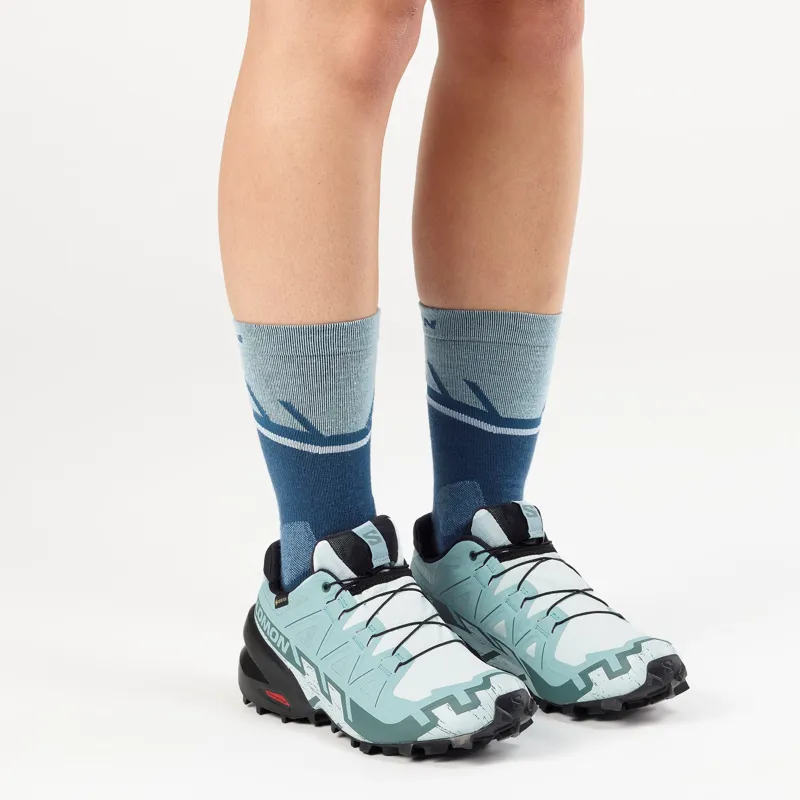 Salomon Women's Speedcross 6 GTX in Ballad Blue/Black/Tourmaline-6