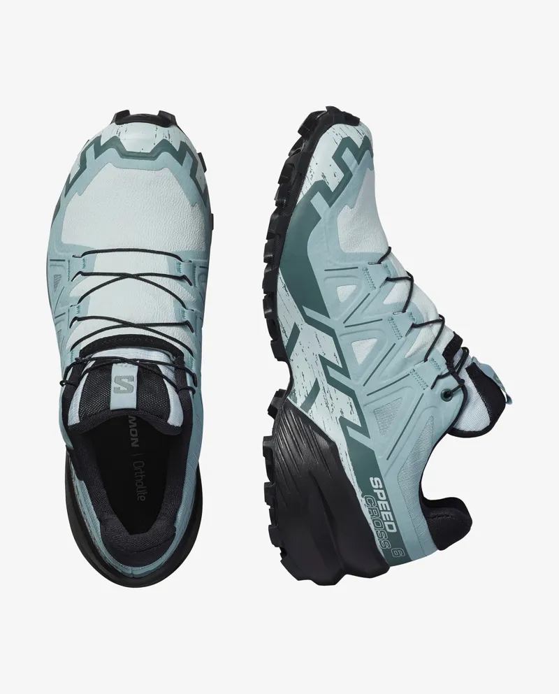 Salomon Women's Speedcross 6 GTX in Ballad Blue/Black/Tourmaline-3