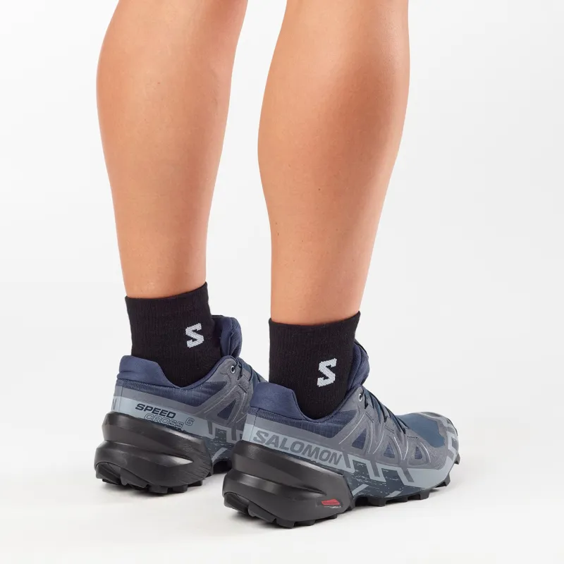 Salomon Women's Speedcross 6 in Spellbound/Black/Tradewinds-6