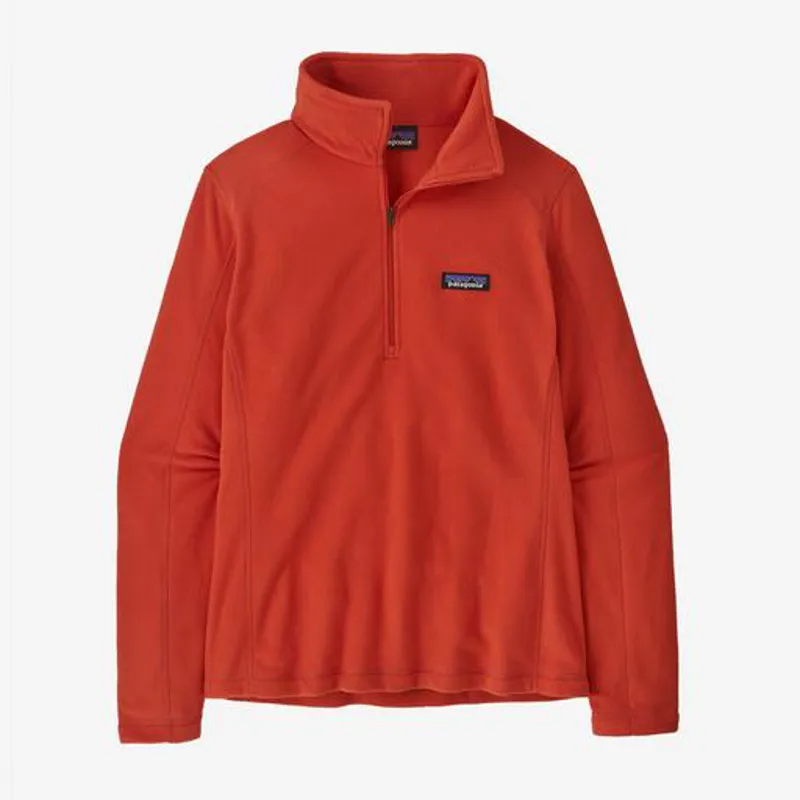 Patagonia Micro D 1/4 Zip Pimento Red