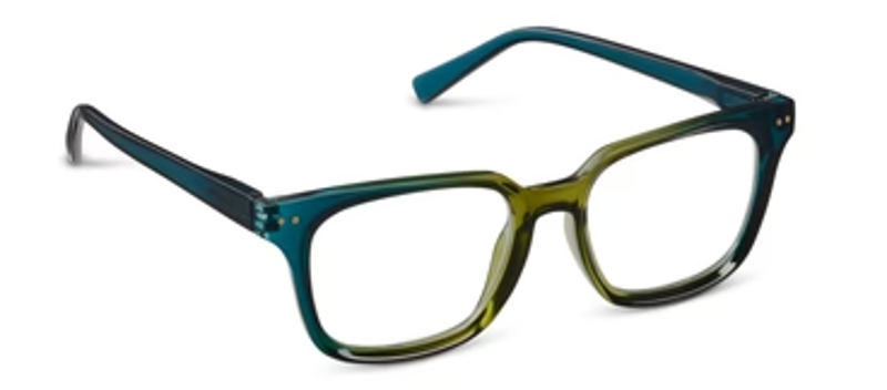 Peepers Tiki Blue Light Readers in Green-1
