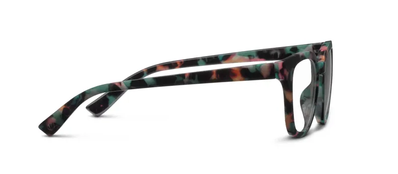 Peepers Betsy Blue Light Glasses in Teal Botanico-2