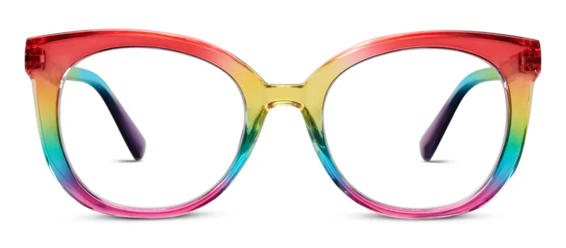 Peepers Fiona Blue Light Readers in Rainbow Ombre