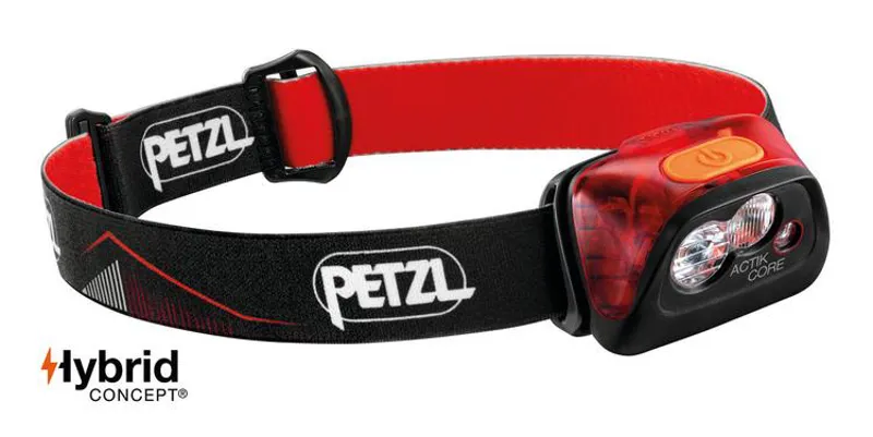 Petzl Actik Core Headlamp in Red