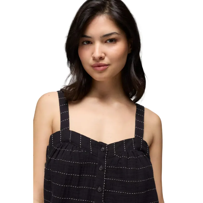 Prana Women's Goldie Beach Tank Top in Black-3