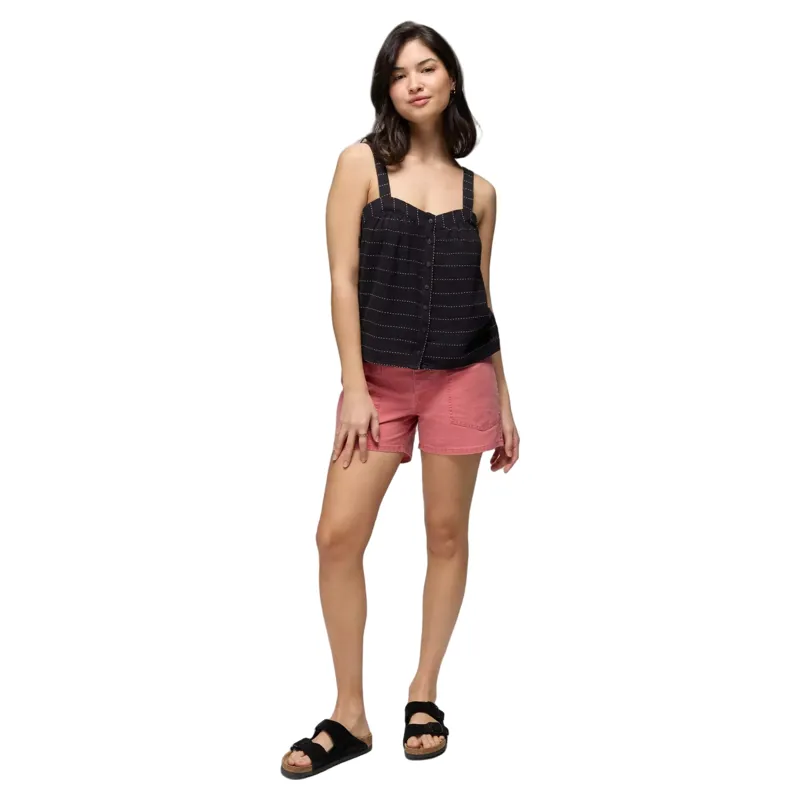 Prana Women's Goldie Beach Tank Top in Black-2