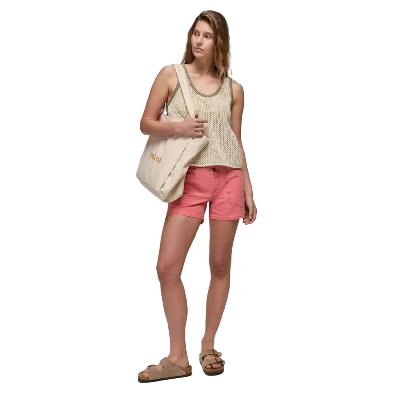 Prana Women's Spring Awakening Tank in Beach Pebble-2