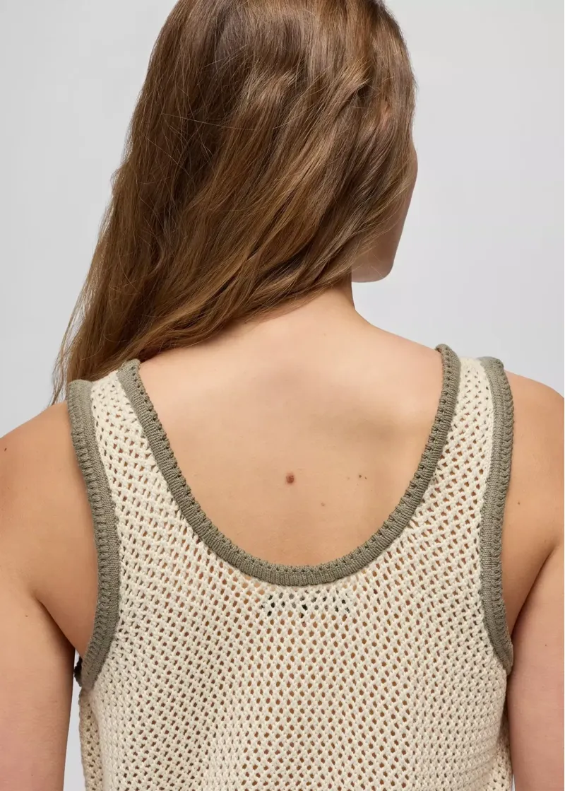 Prana Women's Spring Awakening Tank in Beach Pebble-4