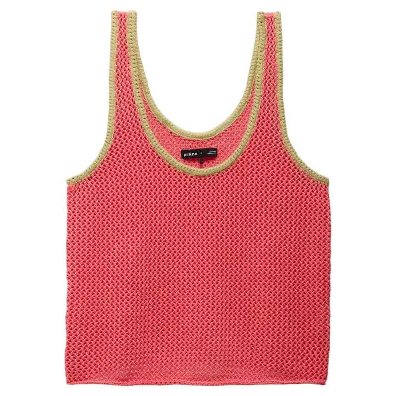 Prana Women's Spring Awakening Tank in Guava-5
