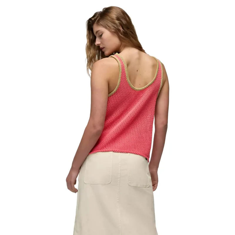 Prana Women's Spring Awakening Tank in Guava-1