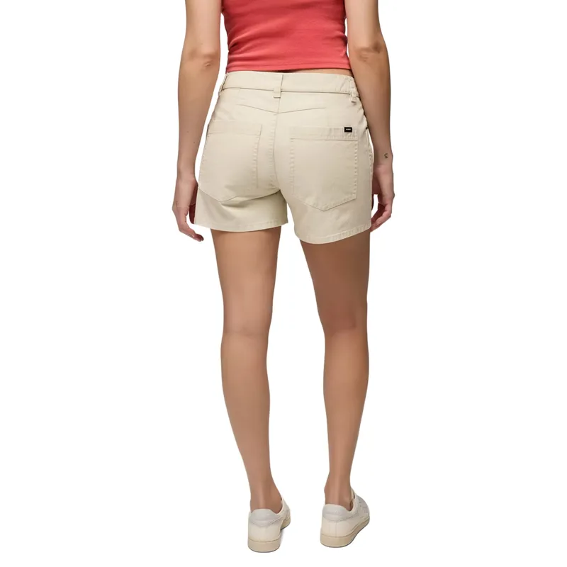 Prana Women's Suton Short in Beach Pebble-2