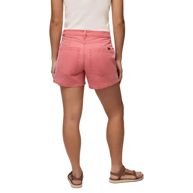 Prana Women's Suton Short in Guava-1