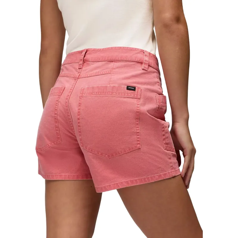 Prana Women's Suton Short in Guava-3
