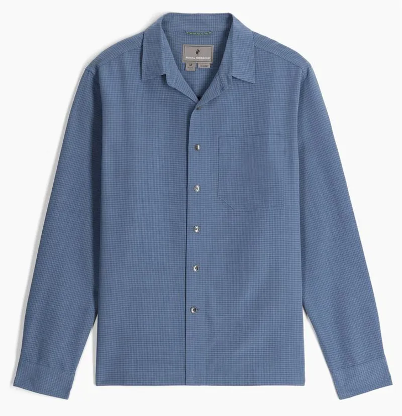 Royal Robbins Desert Pucker Dry Ls in Sea