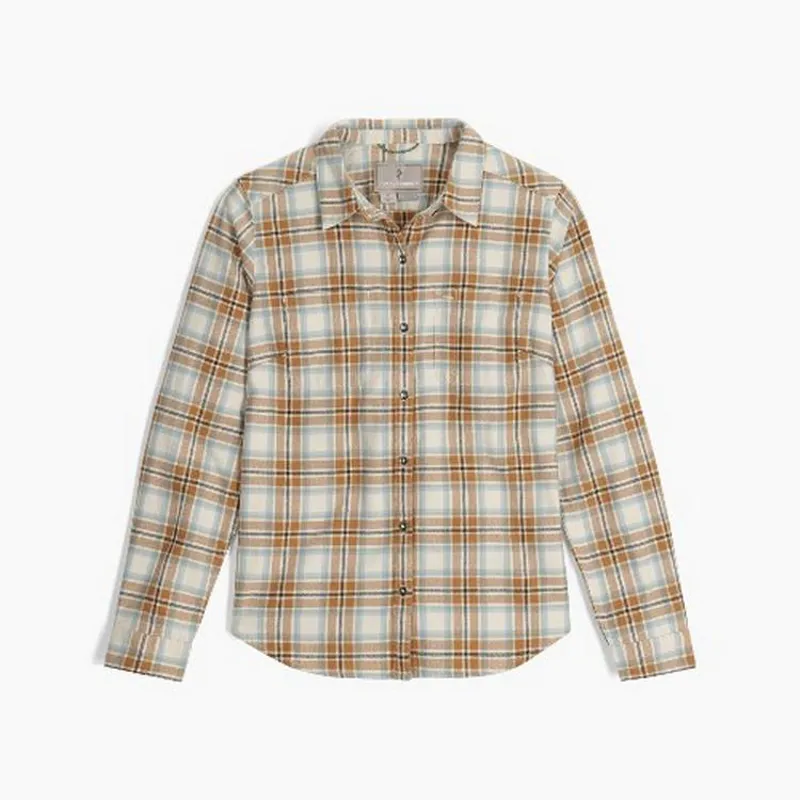 Royal Robbins Lieback Oc Flannel Ls in Chalk Tomales