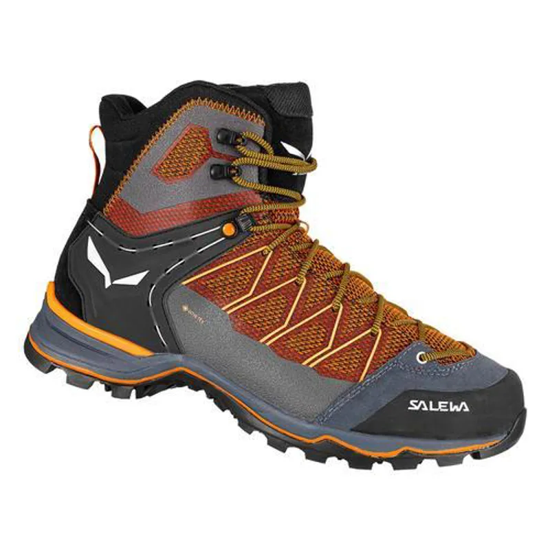 Salewa Mtn Trainer Lite Mid Gtx in Blackout/Carrot