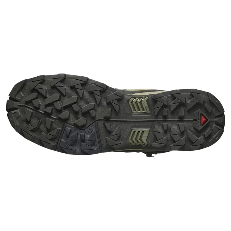 Salomon X Ultra 5 Mid GTX Hiking Shoes in Peat/Gray Green-2