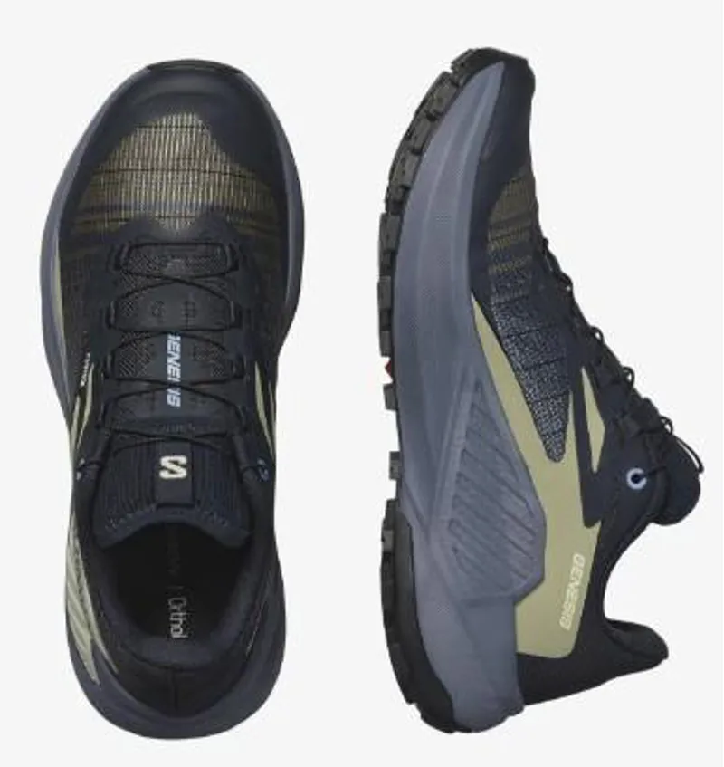 Salomon Genesis in Carbon/Grisaille/Aloe Wash