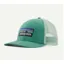 Patagonia P6 Logo LoPro Trucker Hat in Heartleaf Green