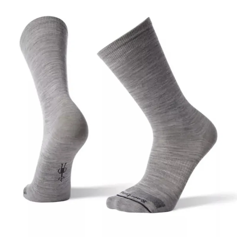 Smartwool Everyday Anchor Line Crew Socks in Light Gray