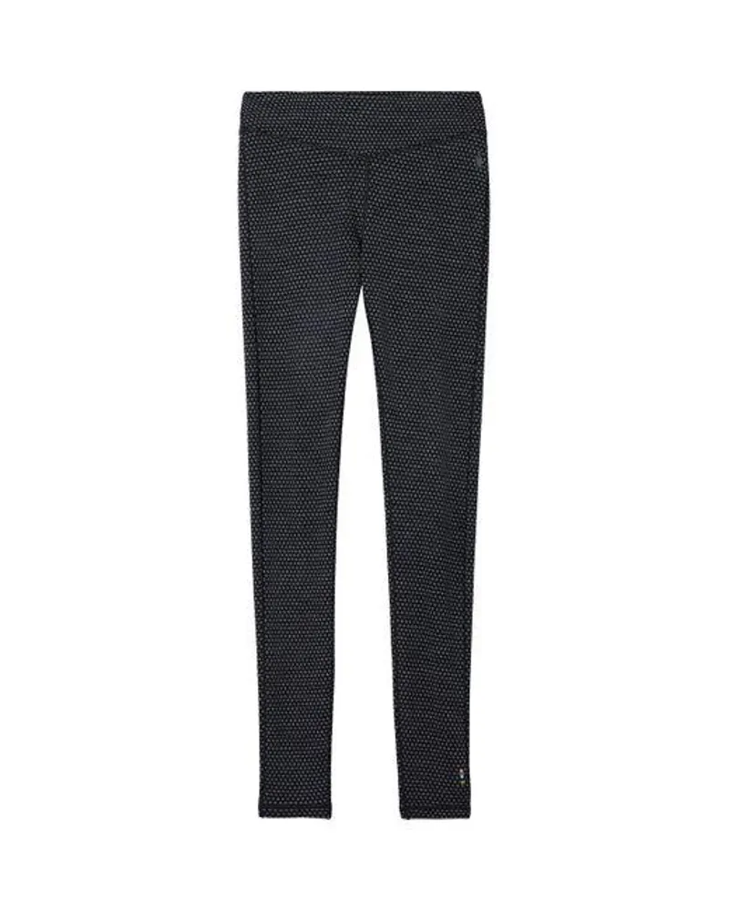 Smartwool Merino Thermal Pattern Bottoms in Black Dot