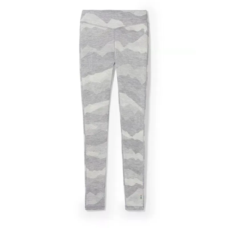 Smartwool Merino Thermal Pattern Bottoms in Light Gray Mtn