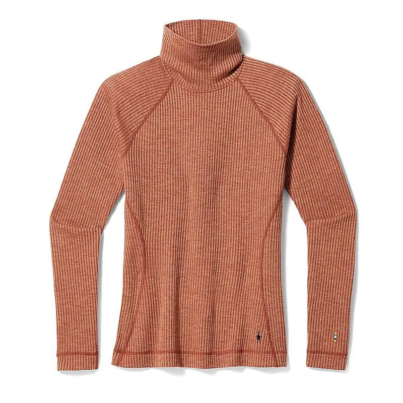 Smartwool Thermal Merino Rib Turtleneck in Pecan