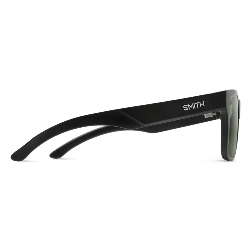 Smith Lowdown 2 in Matte Black with ChromaPop Grey Green Lens-2