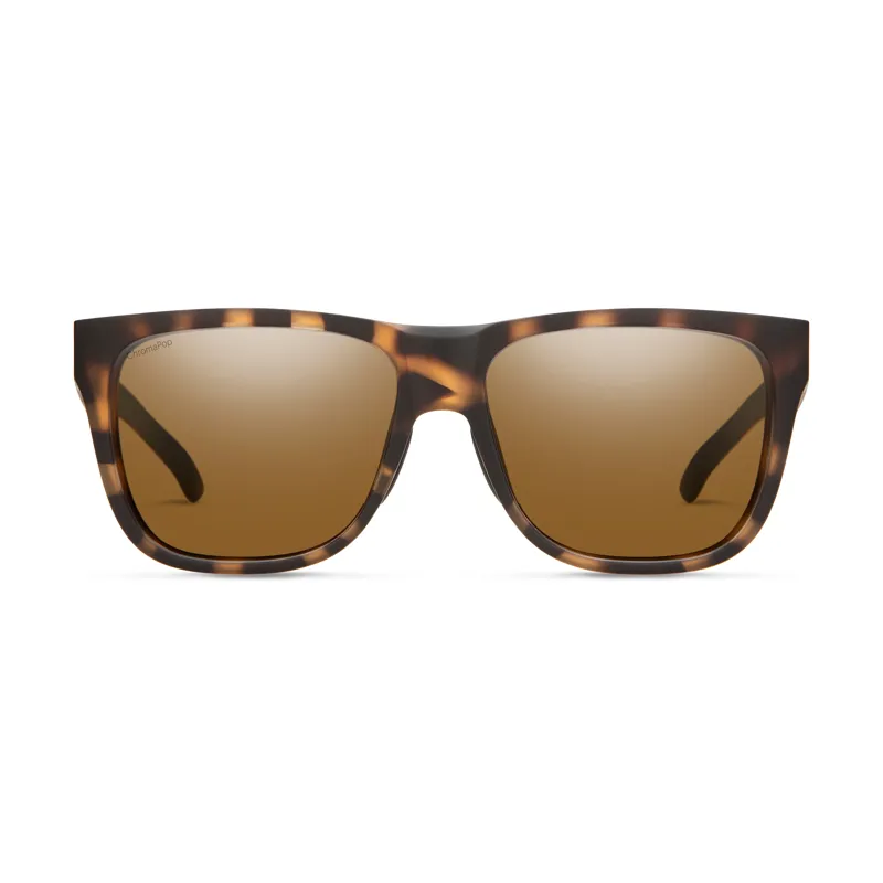 Smith Lowdown 2 in Matte Tortoise with ChromaPop Brown Lens-1