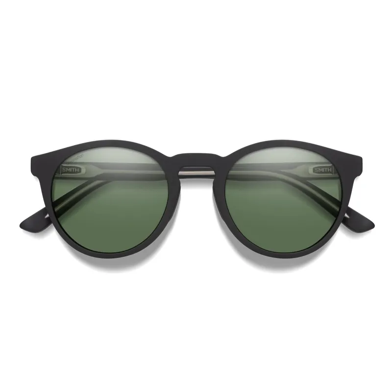 Smith Westward in Matte Black with ChromaPop Grey Green Lens-1