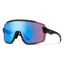 Smith Wildcat in Matte Black with ChromaPop Low Light Rose Blue Mirror