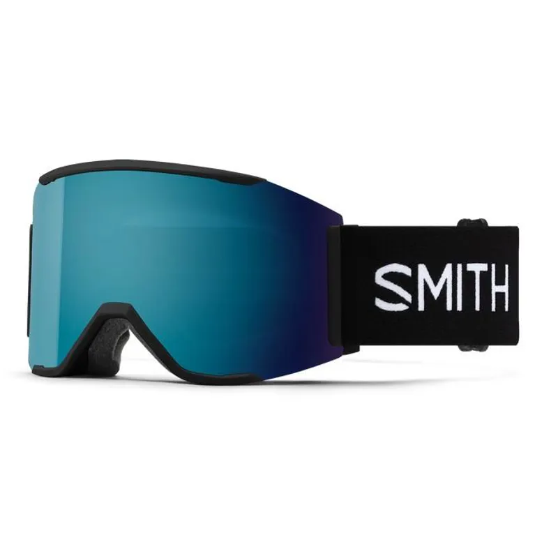 Smith Squad Xl Photochromic Goggle in Black/Blue Mirror