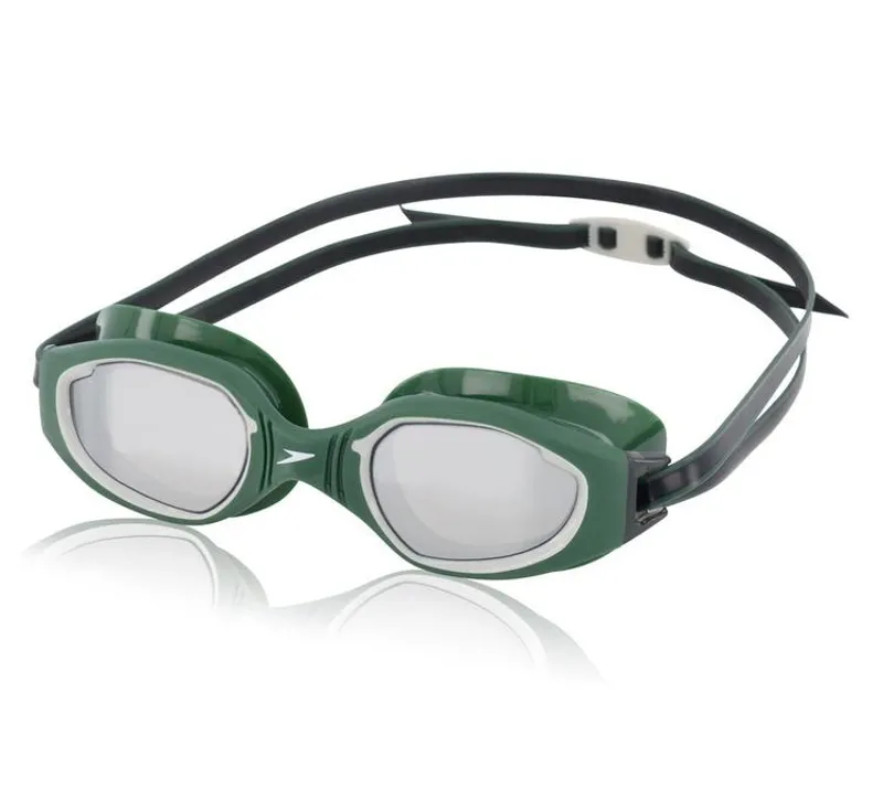 Speedo Hydro Comfort Mirrored Goggle in Doug Fir/Drk