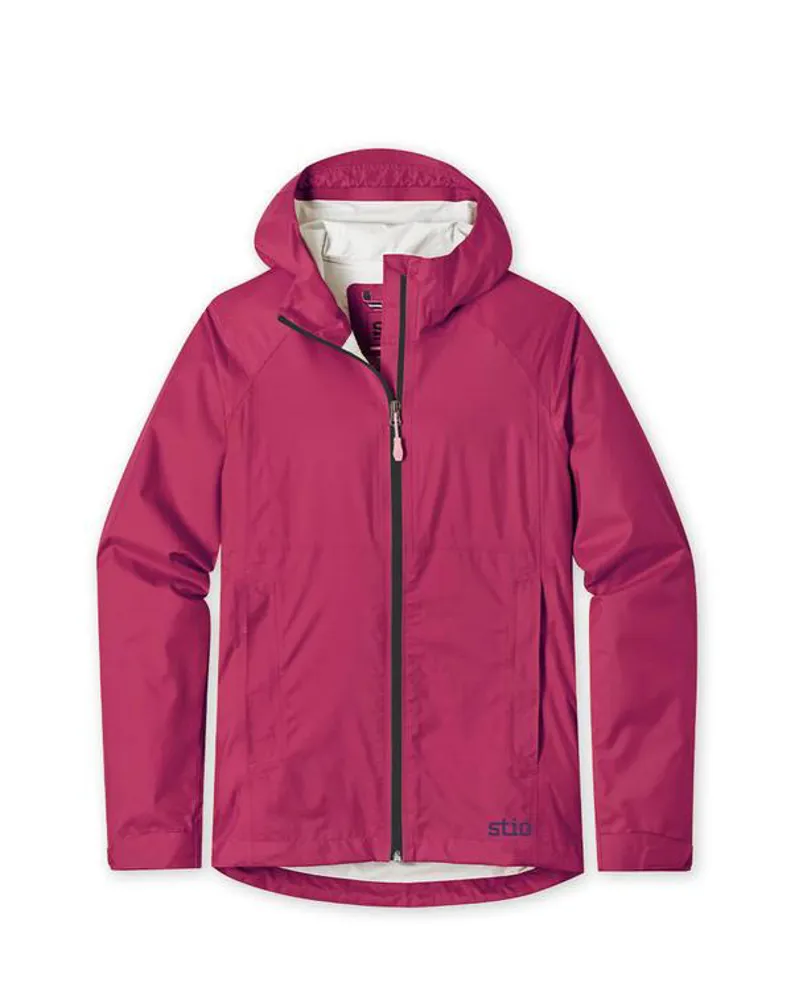 Stio Rollick Hooded Jacket in Wild Raspberry