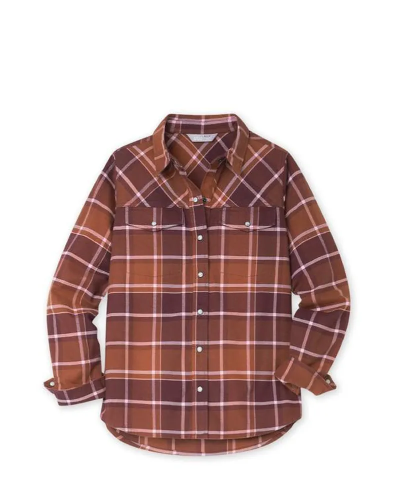 Stio Slipstone Mw Flannel Shirt in Mustang Plaid