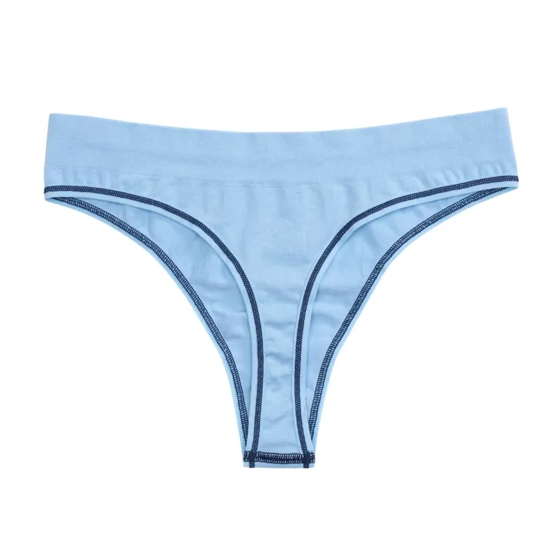 Paradis Sport Women's Seamless Thong in Summit Sky-2