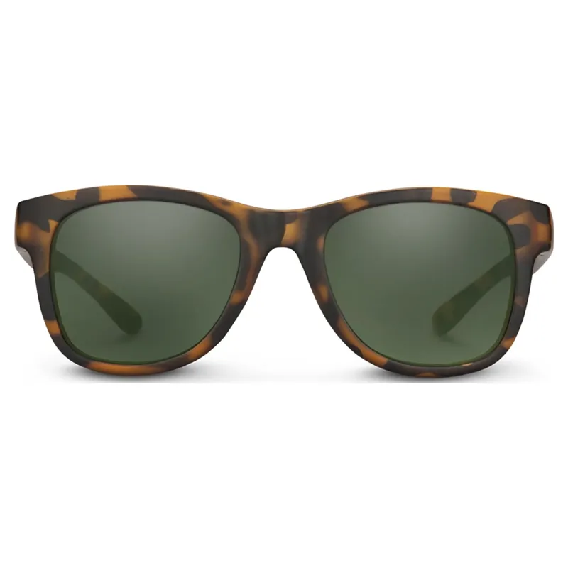 Suncloud Leeway Sunglasses Yellow Tortoise w/Polarized Gray Green Lens-1