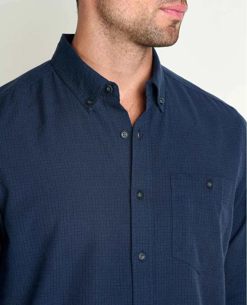 Toad and Co. Airscape Long Sleeve Shirt in Big Sky Pattern-2