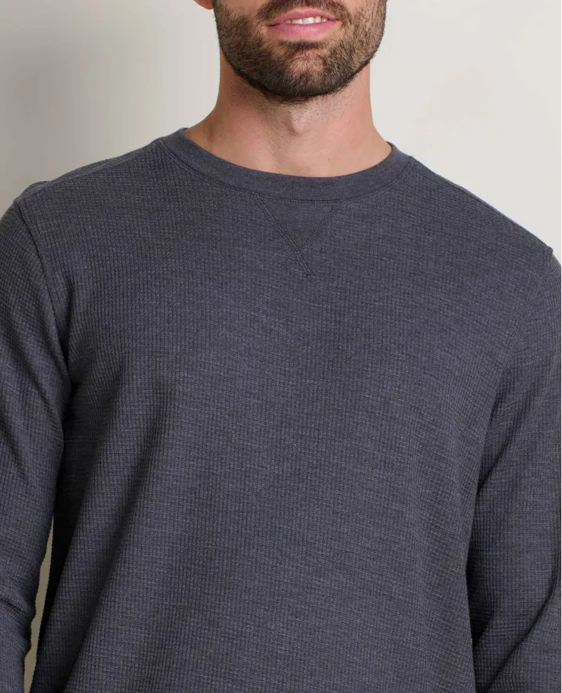 Toad and Co. Framer II Long Sleeve Crew in Soot-2