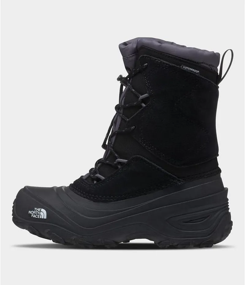 The North Face Youth Alpenglow V Wp in Black/Grey
